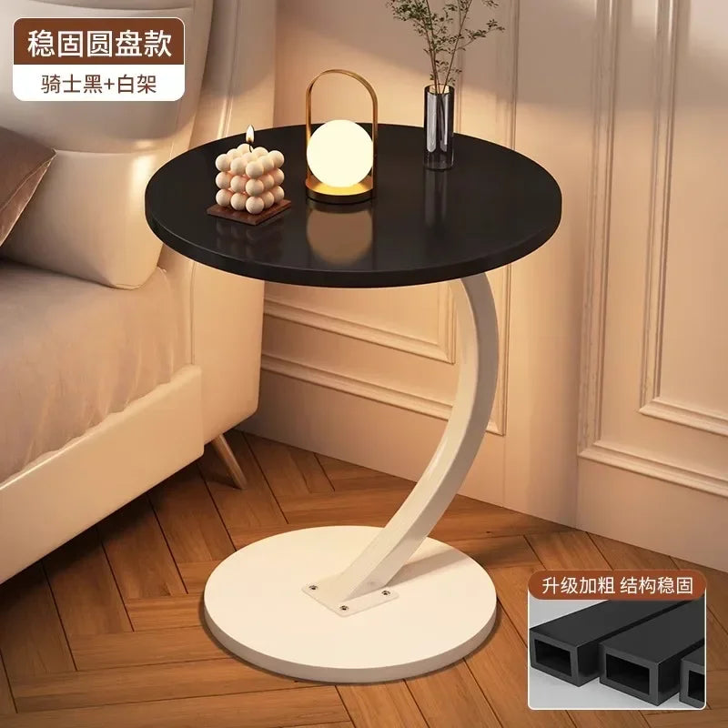 Space-Saving Round Coffee Table with Storage – view 21, modern home furniture